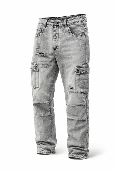JEANS BAGGY GREY CARGO